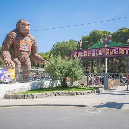 R129 Con Terraza Y Piscina Comunitaria Cerca De La Playa Lägenhet Calafell