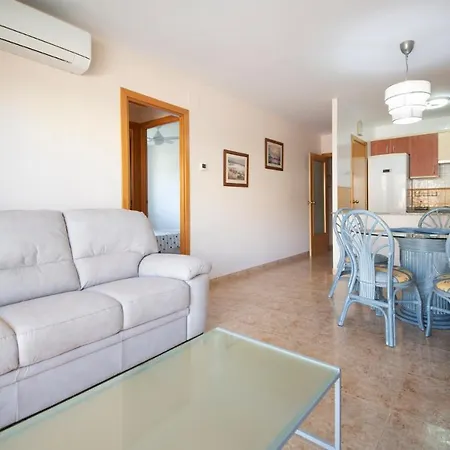 R129 Con Terraza Y Piscina Comunitaria Cerca De La Playa Lägenhet